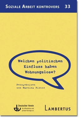 Abbildung von Pistor / Deutscher Verein für öffentliche und private Fürsorge e. V. | Welchen politischen Einfluss haben Wohnungslose? | 1. Auflage | 2024 | beck-shop.de