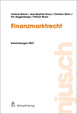 Abbildung von Bohrer / Rehm | Finanzmarktrecht | 1. Auflage | 2018 | beck-shop.de