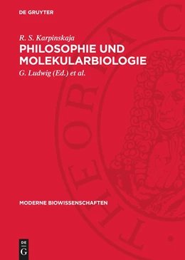 Abbildung von Karpinskaja / Köhler | Philosophie und Molekularbiologie | 1. Auflage | 1974 | beck-shop.de