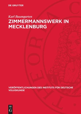 Abbildung von Baumgarten | Zimmermannswerk in Mecklenburg | 1. Auflage | 1961 | beck-shop.de