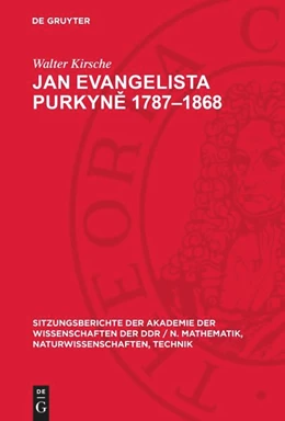 Abbildung von Kirsche | Jan Evangelista Purkyn¿ 1787-1868 | 1. Auflage | 1989 | beck-shop.de