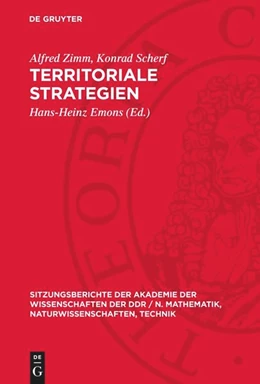 Abbildung von Zimm / Emons | Territoriale Strategien | 1. Auflage | 1989 | beck-shop.de