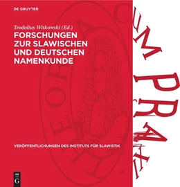 Abbildung von Witkowski | Forschungen zur slawischen und deutschen Namenkunde | 1. Auflage | 1971 | 55 | beck-shop.de