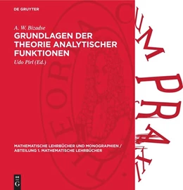 Abbildung von Bizadse / Pirl | Grundlagen der Theorie analytischer Funktionen | 1. Auflage | 1973 | 23 | beck-shop.de