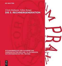 Abbildung von Hofmann / Kempe | Die 5. Rechnergeneration | 1. Auflage | 1986 | 1985,15 | beck-shop.de