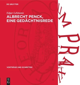 Abbildung von Lehmann | Albrecht Penck, eine Gedächtnisrede | 1. Auflage | 1959 | 64 | beck-shop.de