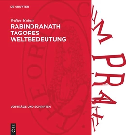 Abbildung von Ruben | Rabindranath Tagores Weltbedeutung | 1. Auflage | 1962 | 80 | beck-shop.de