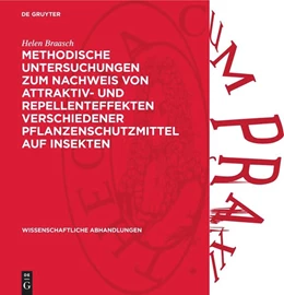 Abbildung von Braasch | Methodische Untersuchungen zum Nachweis von Attraktiv- und Repellenteffekten verschiedener Pflanzenschutzmittel auf Insekten | 1. Auflage | 1969 | 58 | beck-shop.de