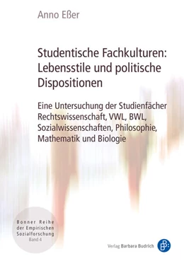 Abbildung von Eßer | Studentische Fachkulturen: Lebensstile und politische Dispositionen | 1. Auflage | 2023 | beck-shop.de