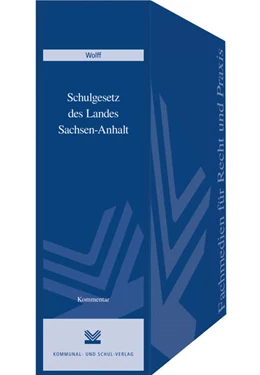 Abbildung von Wolff | Schulgesetz des Landes Sachsen-Anhalt | 1. Auflage | 2016 | beck-shop.de