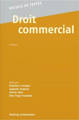 Abbildung von Canapa / Chabloz | Droit commercial | 3. Auflage | 2024 | beck-shop.de