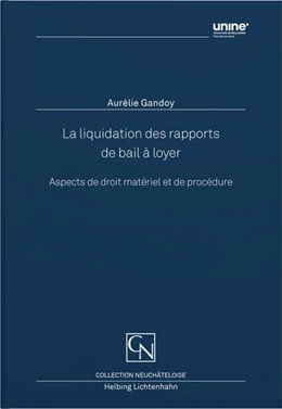 Abbildung von Gandoy | La liquidation des rapports de bail à loyer | 1. Auflage | 2024 | beck-shop.de