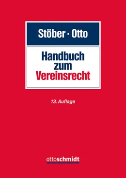 Abbildung von Otto | Handbuch zum Vereinsrecht | 13. Auflage | 2026 | beck-shop.de
