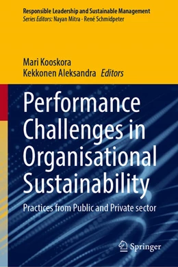 Abbildung von Kooskora / Kekkonen | Performance Challenges in Organizational Sustainability | 1. Auflage | 2024 | beck-shop.de
