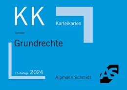 Abbildung von Sommer | Karteikarten Grundrechte | 16. Auflage | 2024 | beck-shop.de