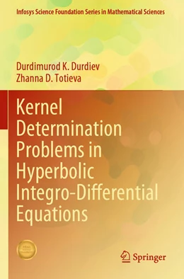 Abbildung von Durdiev / Totieva | Kernel Determination Problems in Hyperbolic Integro-Differential Equations | 1. Auflage | 2024 | beck-shop.de