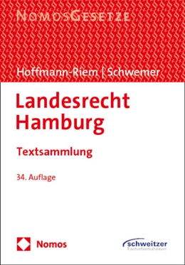 Abbildung von Hoffmann-Riem / Schwemer † | Landesrecht Hamburg | 34. Auflage | 2024 | beck-shop.de