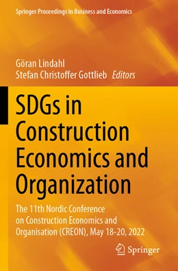Abbildung von Lindahl / Gottlieb | SDGs in Construction Economics and Organization | 1. Auflage | 2026 | beck-shop.de