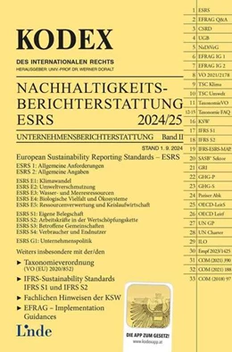 Abbildung von Gedlicka / Doralt | KODEX Nachhaltigkeitsberichterstattung - ESRS | 1. Auflage | 2026 | beck-shop.de