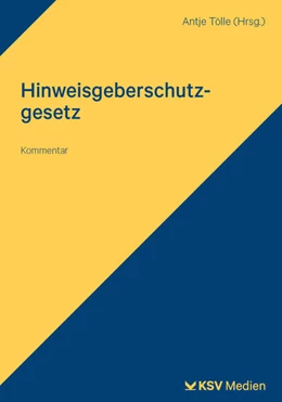 Abbildung von Tölle | Hinweisgeberschutzgesetz | 1. Auflage | 2026 | beck-shop.de