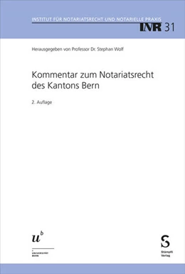 Abbildung von Wolf | Kommentar zum Notariatsrecht des Kantons Bern | 2. Auflage | 2025 | 33 | beck-shop.de