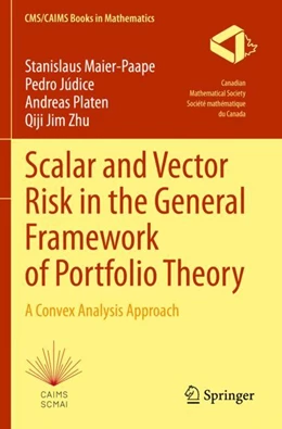 Abbildung von Maier-Paape / Júdice | Scalar and Vector Risk in the General Framework of Portfolio Theory | 1. Auflage | 2024 | beck-shop.de