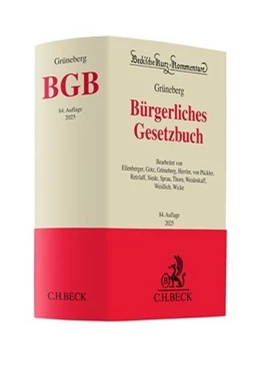 Abbildung von Grüneberg | Grüneberg BGB Chat-Book 2025 | 84. Auflage | 2025 | beck-shop.de