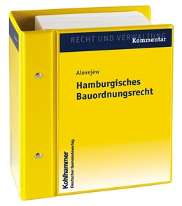Abbildung von Alexejew | Hamburgisches Bauordnungsrecht | 1. Auflage | 2018 | beck-shop.de