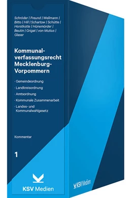 Abbildung von 
Schröder / Freund | Kommunalverfassungsrecht Mecklenburg-Vorpommern | 1. Auflage | 2017 | beck-shop.de