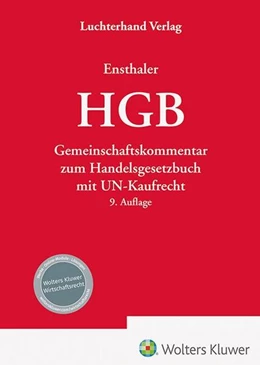 Abbildung von Ensthaler | HGB - Kommentar | 9. Auflage | 2027 | beck-shop.de