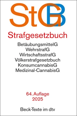 Abbildung von Strafgesetzbuch | 64. Auflage | 2025 | beck-shop.de