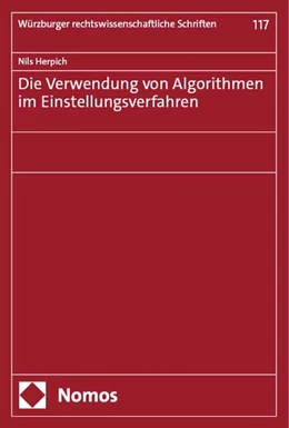 Abbildung von Herpich | Die Verwendung von Algorithmen im Einstellungsverfahren | 1. Auflage | 2025 | 117 | beck-shop.de