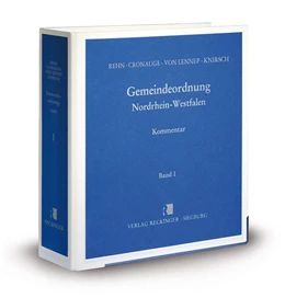 Abbildung von Rehn / Cronauge | Gemeindeordnung Nordrhein-Westfalen | 1. Auflage | 2017 | beck-shop.de