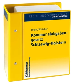 Abbildung von Thiem / Böttcher | Kommunalabgabengesetz Schleswig-Holstein | 1. Auflage | | beck-shop.de