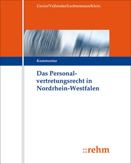 Abbildung von Cecior / Vallendar | Das Personalvertretungsrecht in Nordrhein-Westfalen - mit Aktualisierungsservice | 1. Auflage | 2018 | beck-shop.de