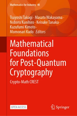 Abbildung von Takagi / Wakayama | Mathematical Foundations for Post-Quantum Cryptography | 1. Auflage | 2025 | beck-shop.de