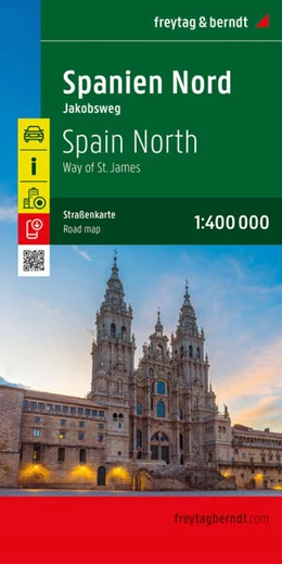 Abbildung von Freytag & Berndt | Spanien Nord - Jakobsweg, Straßenkarte 1:400.000, freytag & berndt | 1. Auflage | 2025 | beck-shop.de