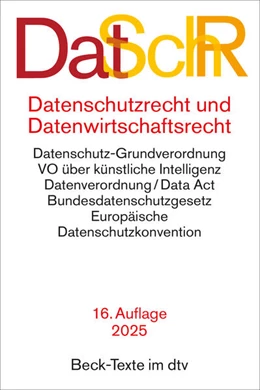 Abbildung von Helfrich | Datenschutzrecht und Datenwirtschaftsrecht | 16. Auflage | 2024 | beck-shop.de
