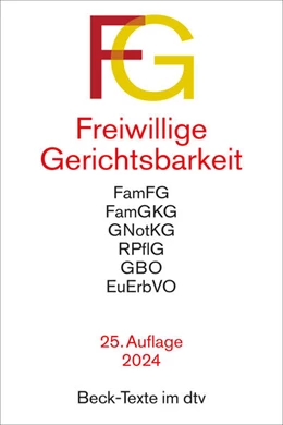 Abbildung von Freiwillige Gerichtsbarkeit | 25. Auflage | 2024 | beck-shop.de