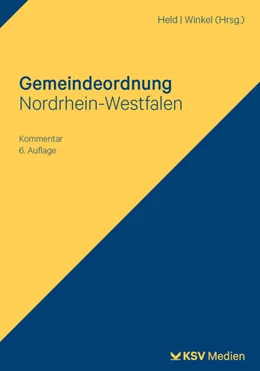 Abbildung von Held / Winkel | Gemeindeordnung Nordrhein-Westfalen | 6. Auflage | 2025 | beck-shop.de