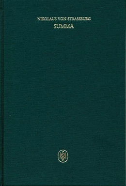 Abbildung von Nikolaus von Straßburg / Imbach | Summa, liber I | 1. Auflage | 2024 | 5,1 | beck-shop.de