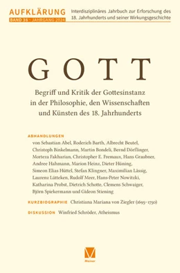 Abbildung von Mulsow / Stiening | Aufklärung 36: Gott | 1. Auflage | 2024 | 36 | beck-shop.de