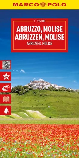 Abbildung von MARCO POLO Reisekarte Italien 10 Abruzzen, Molise 1:175.000 | 6. Auflage | 2025 | beck-shop.de