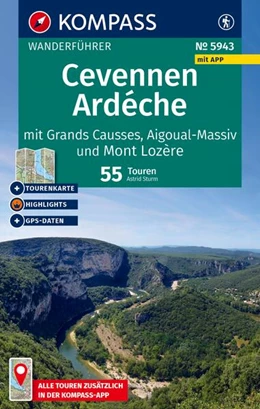Abbildung von Sturm | KOMPASS Wanderführer Cevennen, Ardèche mit Grands Causses, Aigoual-Massiv und Mont Lozère, 55 Touren mit Extra-Tourenkarte | 1. Auflage | 2025 | beck-shop.de