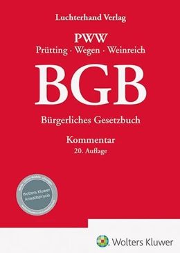 Abbildung von Prütting / Wegen | BGB - Kommentar | 20. Auflage | 2025 | beck-shop.de