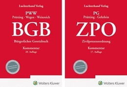 Abbildung von Prütting / Wegen | Bundle BGB Kommentar 20. Auflage und ZPO Kommentar 17. Auflage | 20. Auflage | 2025 | beck-shop.de