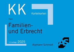 Abbildung von Haack | Karteikarten Familien- und Erbrecht | 14. Auflage | 2025 | beck-shop.de