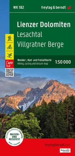 Abbildung von Freytag & Berndt | Lienzer Dolomiten, Wander-, Rad- und Freizeitkarte 1:50.000, freytag & berndt, WK 182 | 1. Auflage | 2025 | beck-shop.de