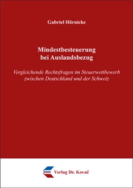Abbildung von Hörnicke | Mindestbesteuerung bei Auslandsbezug | 1. Auflage | 2025 | 183 | beck-shop.de