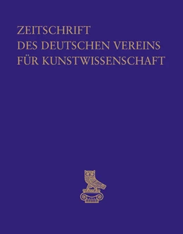 Abbildung von Zeitschrift des Deutschen Vereins für Kunstwissenschaft | 1. Auflage | 2025 | beck-shop.de